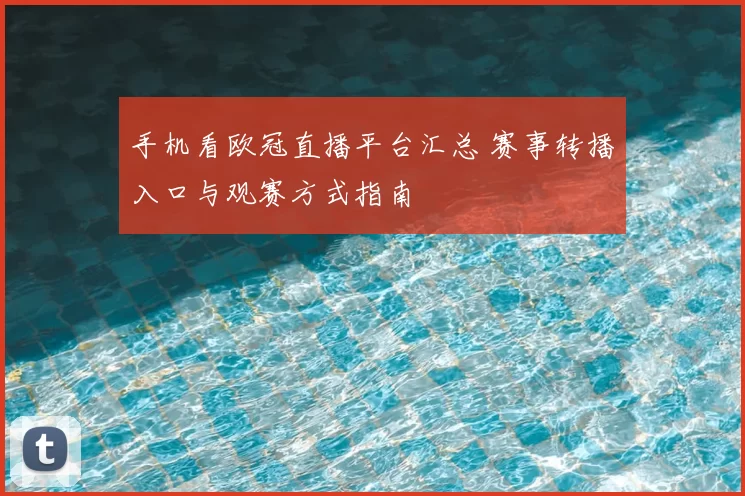 手机看欧冠直播平台汇总 赛事转播入口与观赛方式指南